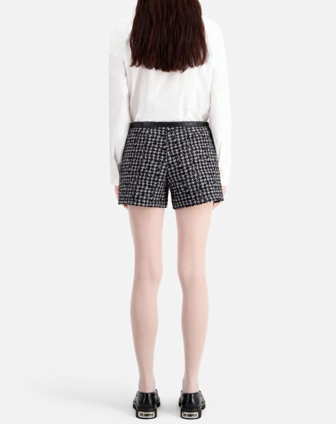Short en Tweed noir