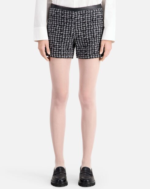 Short en Tweed noir