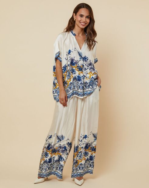 Chemise Celeste bleu marine