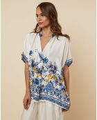 Chemise Celeste bleu marine
