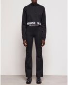 Sweat à capuche et logo noir