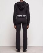 Sweat à capuche et logo noir
