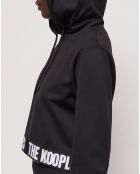 Sweat à capuche et logo noir