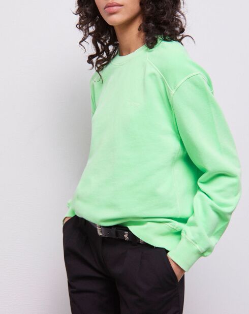 Sweat avec logo vert