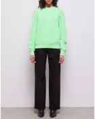 Sweat avec logo vert