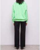 Sweat avec logo vert
