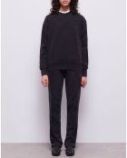 Sweat avec broderie Western noir