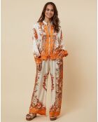 Chemise Georgina orange