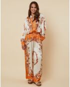 Pantalon Pepita orange