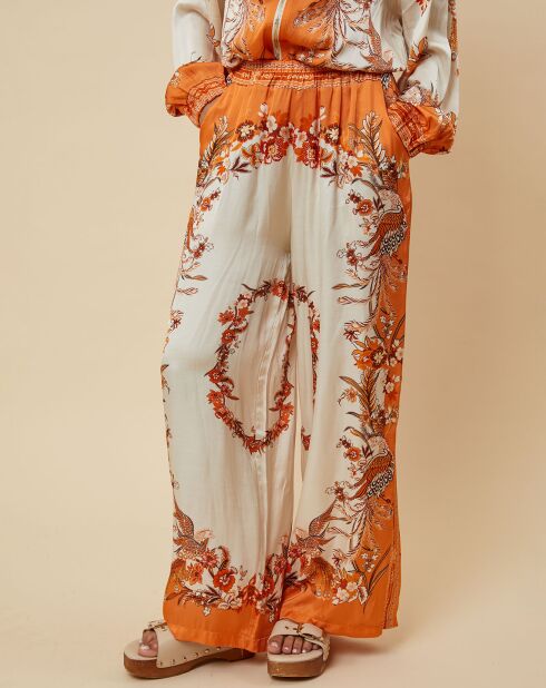 Pantalon Pepita orange