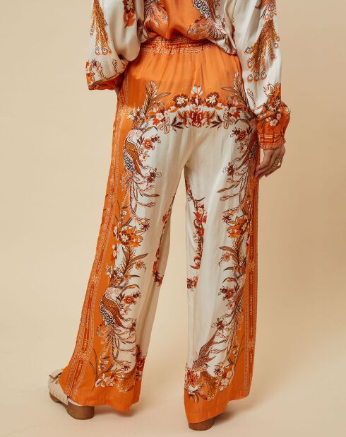 Pantalon Pepita orange