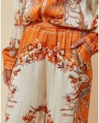 Pantalon Pepita orange