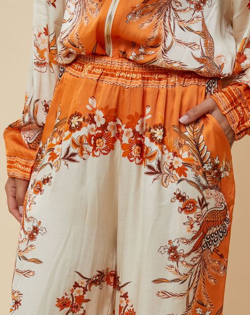 Pantalon Pepita orange