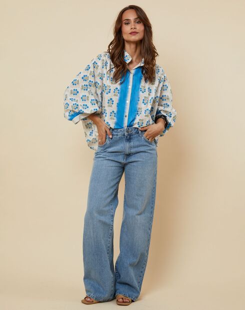 Chemise Cassandra bleue