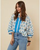 Chemise Cassandra bleue