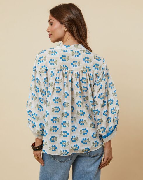 Chemise Cassandra bleue