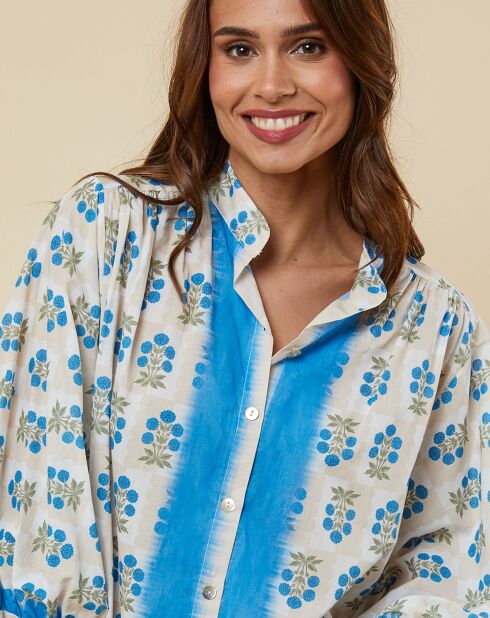 Chemise Cassandra bleue