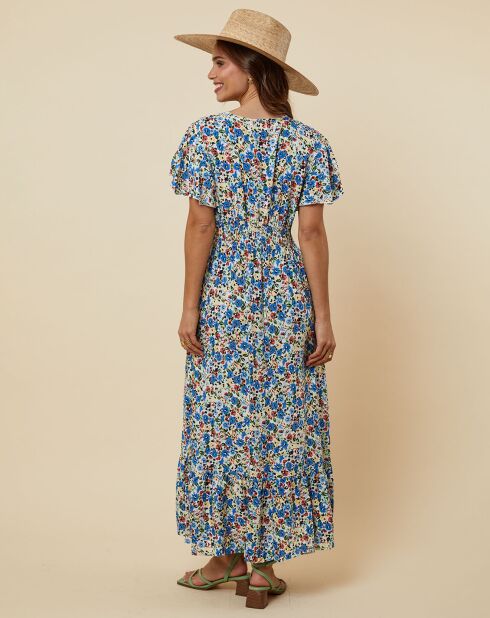 Robe Rosanna bleu indigo