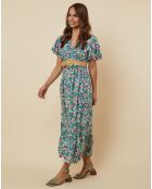 Robe Rosanna verte