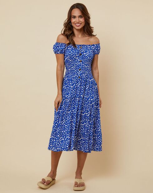 Robe Rokia bleu royal