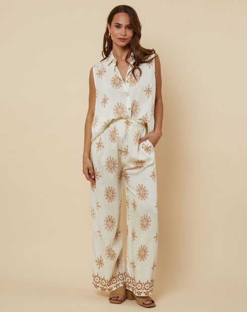 Ensemble Emmy beige/camel