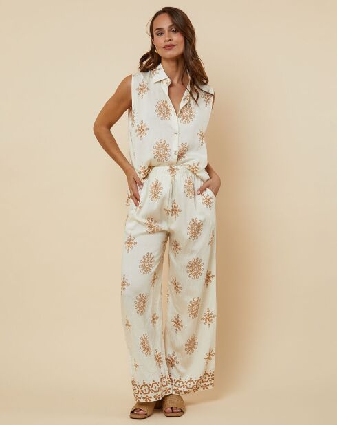 Ensemble Emmy beige/camel