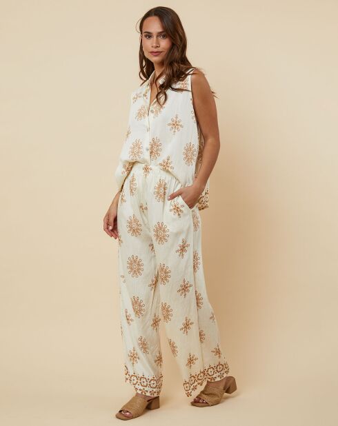 Ensemble Emmy beige/camel