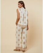 Ensemble Emmy beige/camel