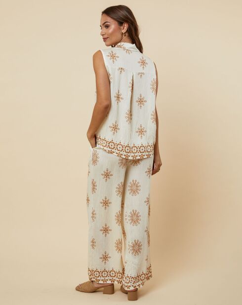 Ensemble Emmy beige/camel