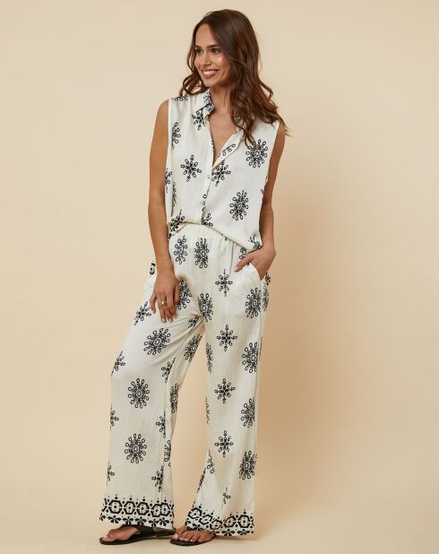 Ensemble Emmy beige/noir