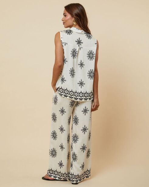 Ensemble Emmy beige/noir