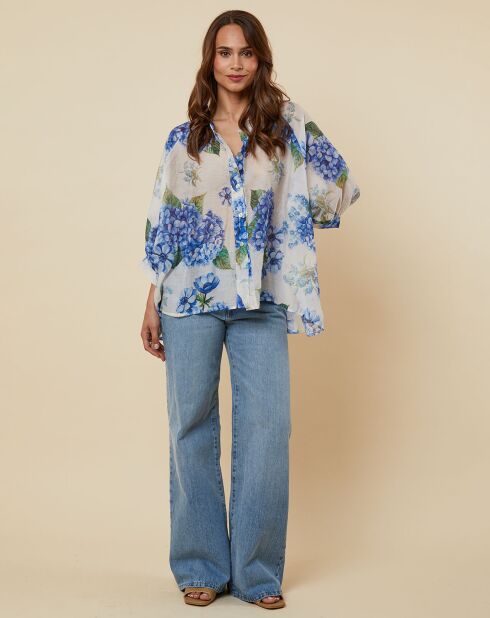 Chemise Gina bleu ciel