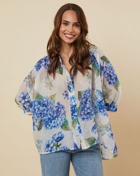 Chemise Gina bleu ciel