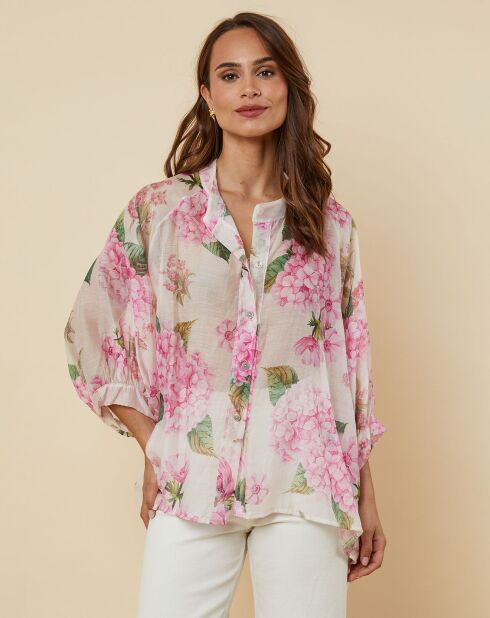 Chemise Gina fuchsia