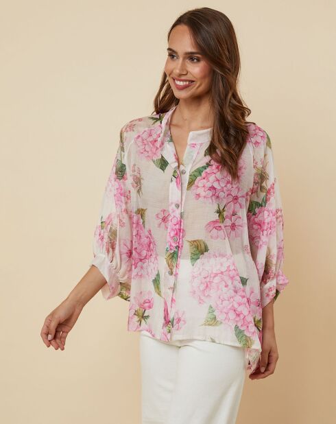 Chemise Gina fuchsia