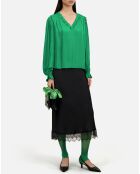 Top avec fronts vert