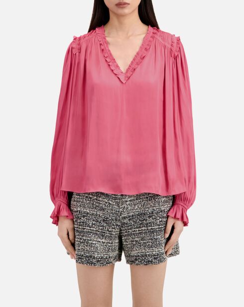 Top rosace avec fronts rose