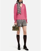 Top rosace avec fronts rose