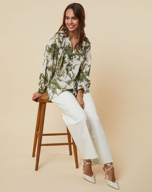 Chemise Garance vert kaki