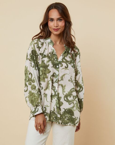 Chemise Garance vert kaki