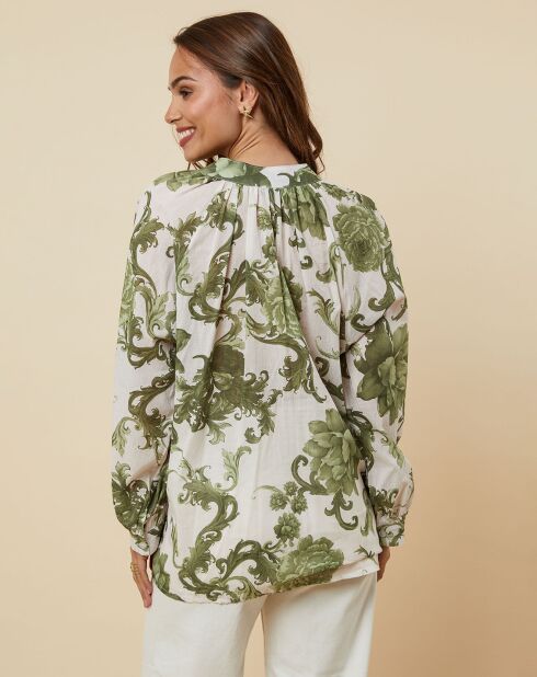 Chemise Garance vert kaki