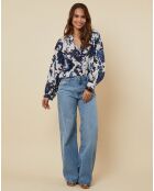 Chemise Garance bleu marine