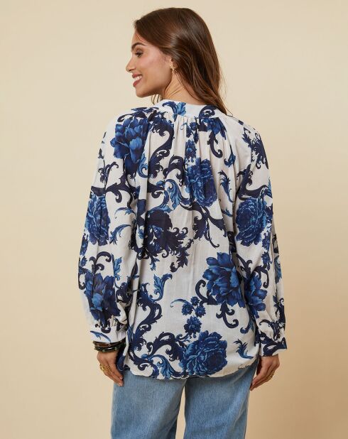 Chemise Garance bleu marine