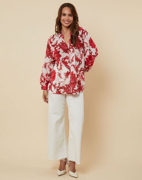 Chemise Garance rouge