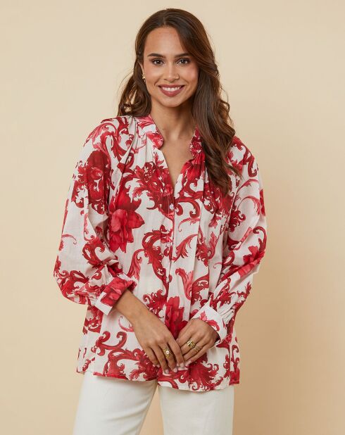 Chemise Garance rouge