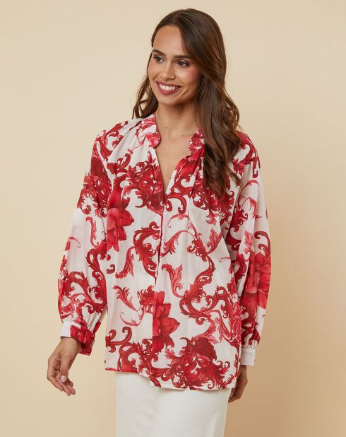 Chemise Garance rouge