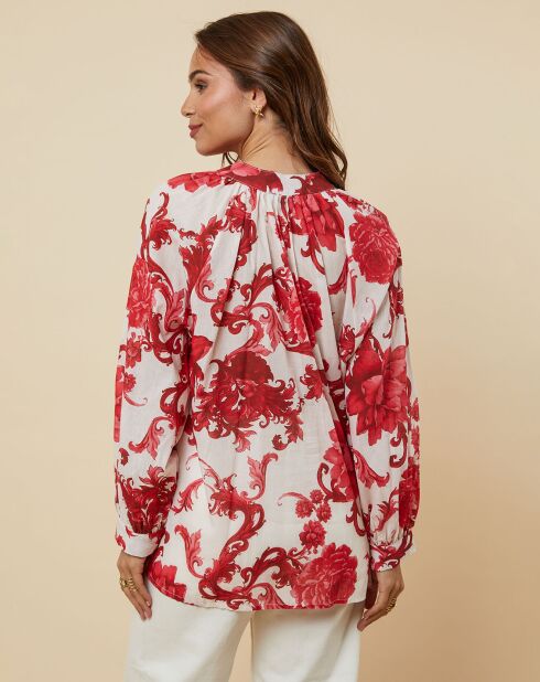 Chemise Garance rouge