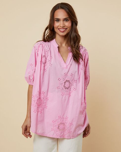 Chemise Goya rose