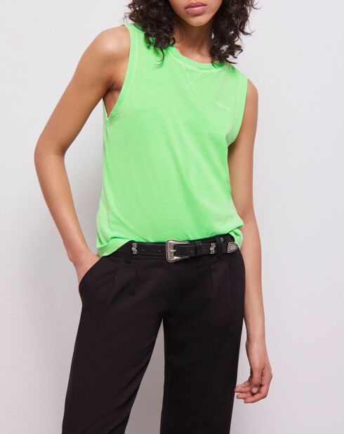 T-Shirt avec logo vert