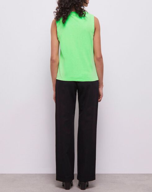 T-Shirt avec logo vert